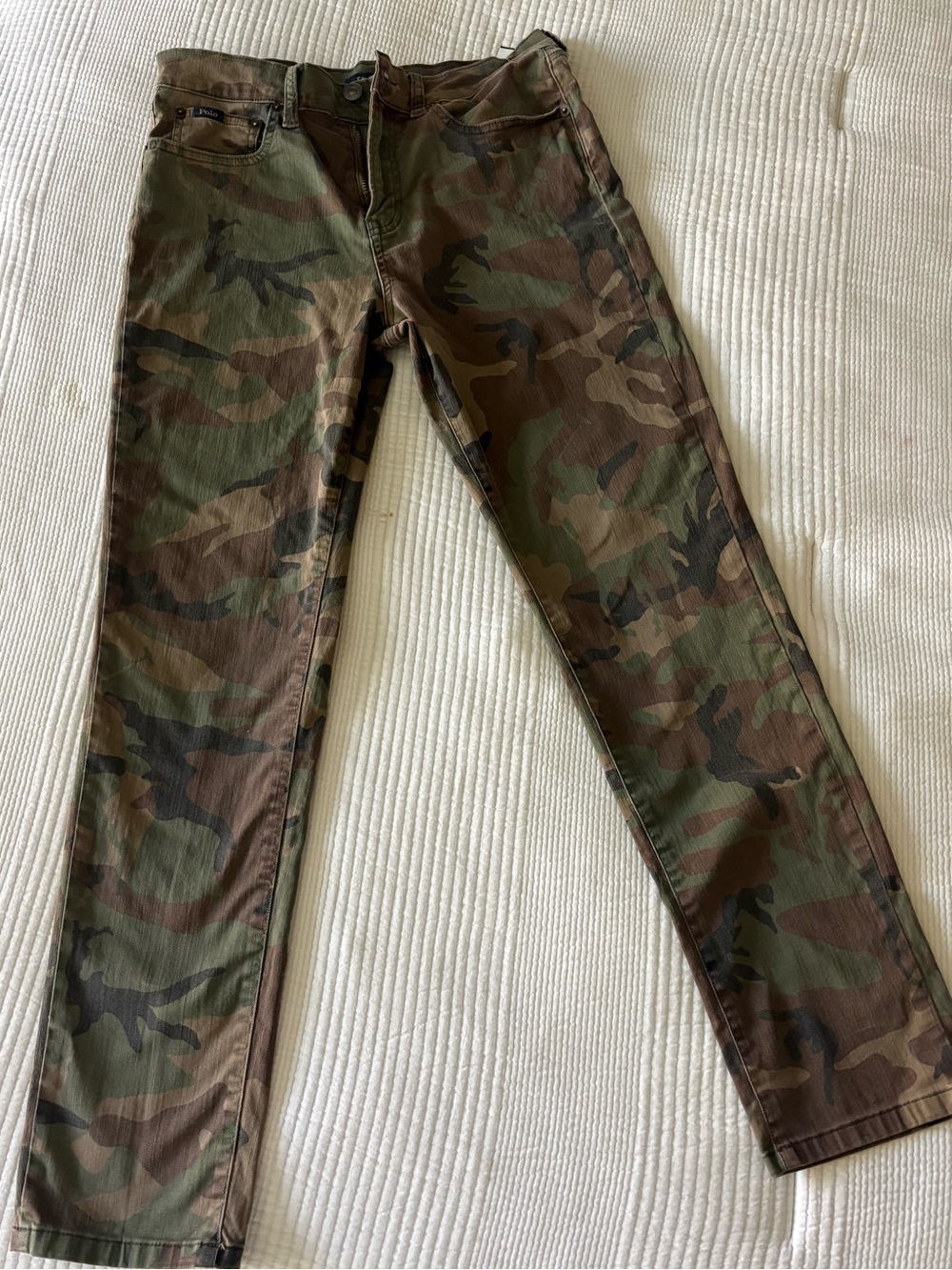 Ralph Lauren Kids Camo Jeans in Green and Brown